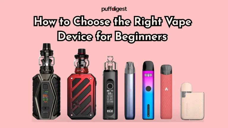 How to Choose the Right Vape Device for Beginners in the UAE